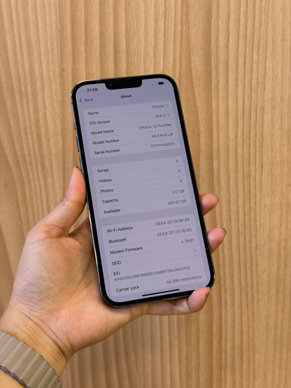 iPhone 13 Pro Max Graphite, 512GB (Grade R) *45282