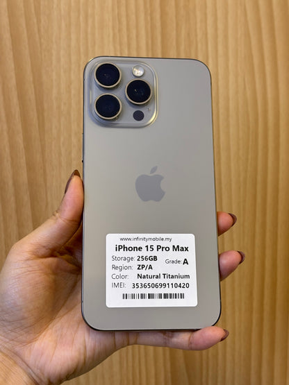 iPhone 15 Pro Max, 256GB (Grade A) *10420