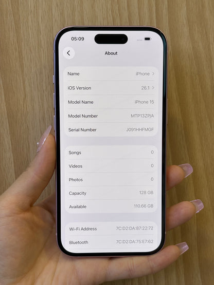 iPhone 15, 128GB (Grade A) *47763