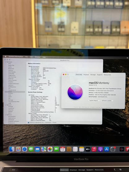 MacBook Pro 13-inch (i5) 2017, 256GB *CHV2L