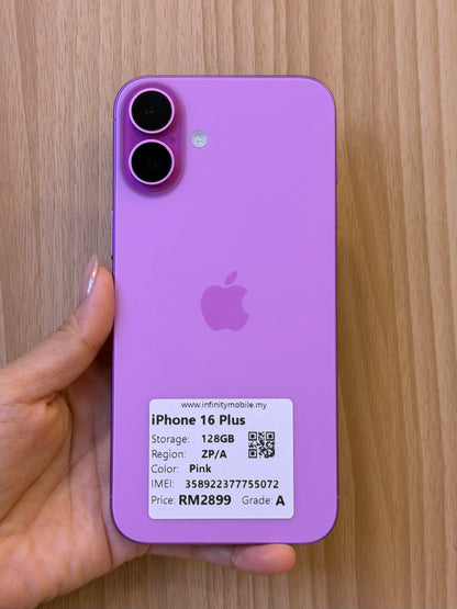 iPhone 16 Plus, 128GB (Grade A) *55072
