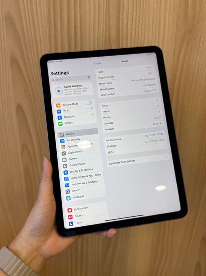 iPad Air 5th Wi-Fi, 64GB *FY7FP