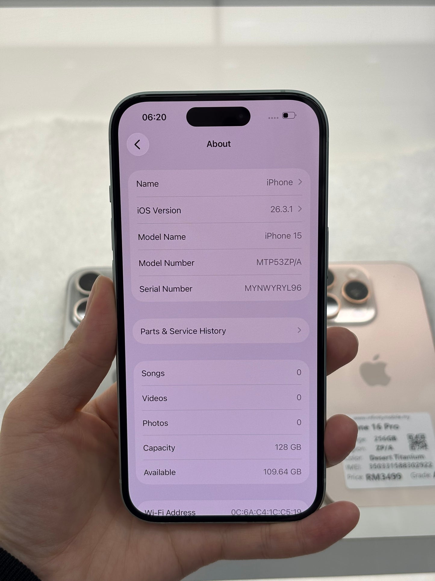 iPhone 15, 128GB (Grade B) *92261