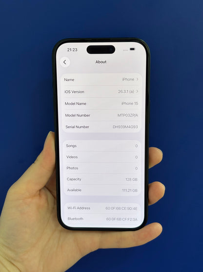 iPhone 15, 128GB (Grade A) *55944