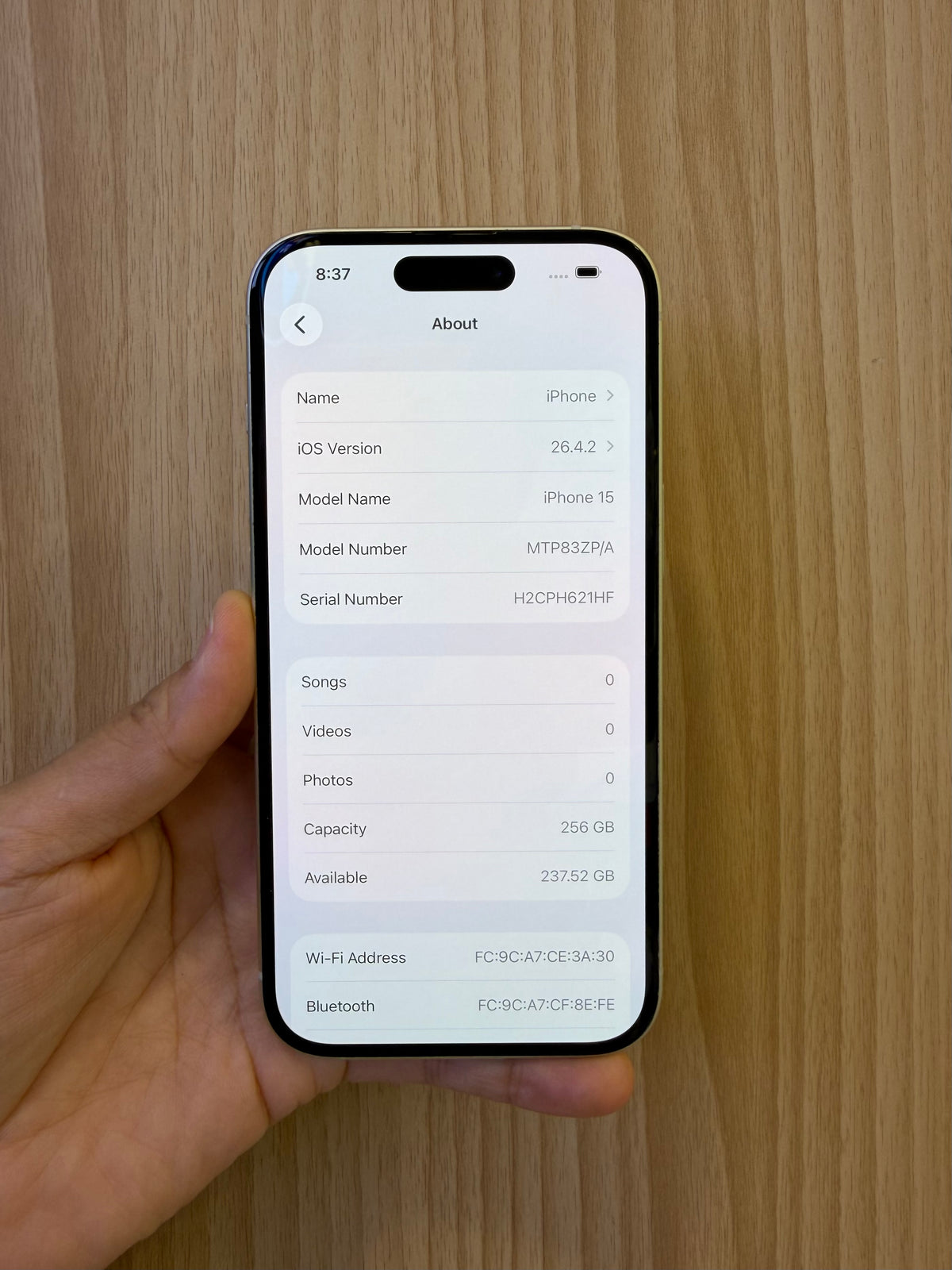 iPhone 15, 256GB (Grade A) *69277