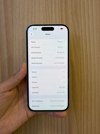 iPhone 15, 256GB (Grade A) *69277