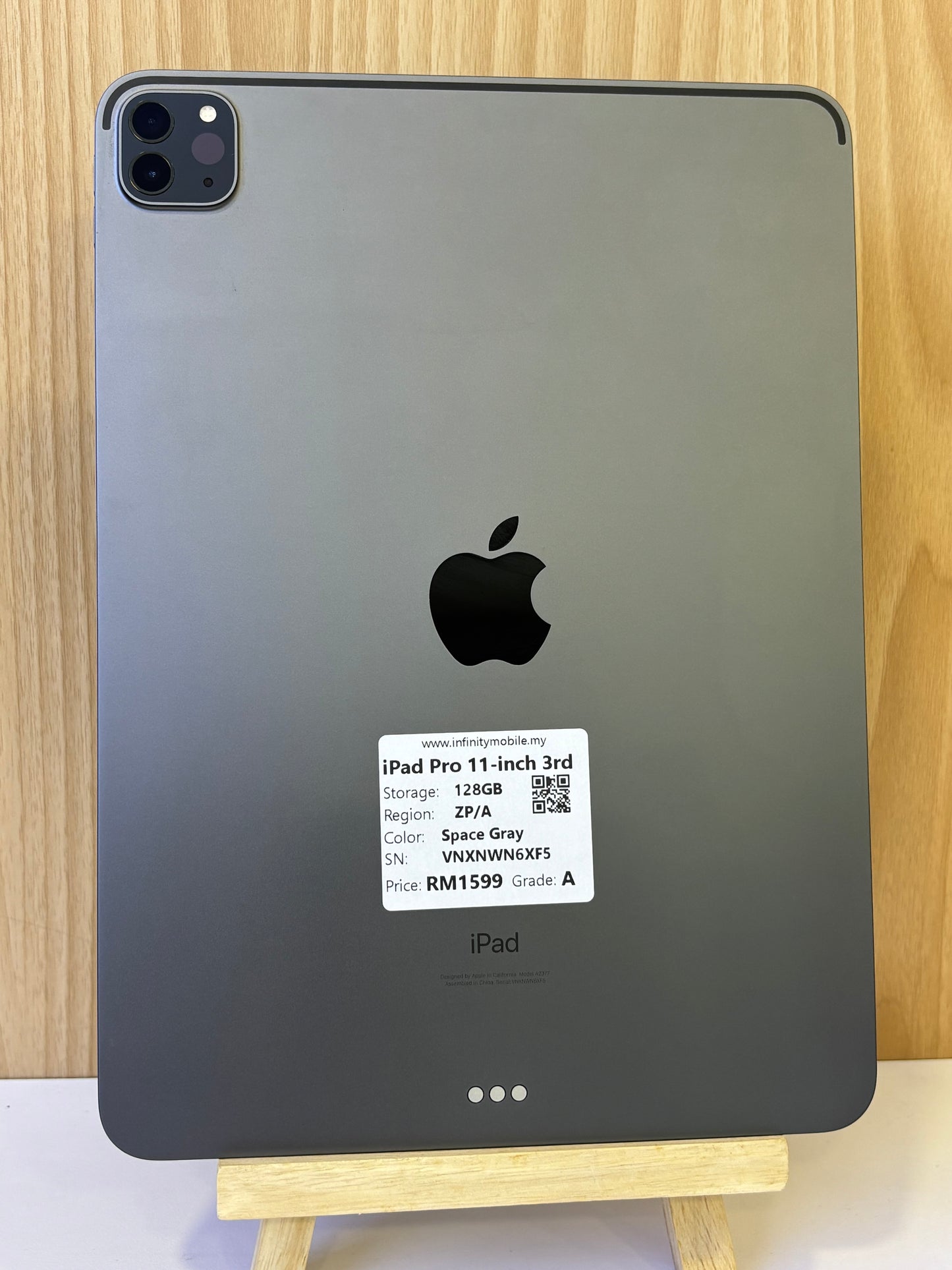 iPad Pro 11-inch 3rd Wi-Fi, 128GB (Grade A) *N6XF5