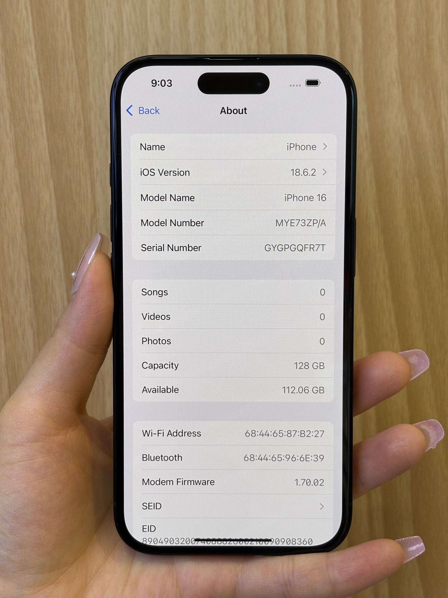 iPhone 16, 128GB (Grade A) *31132