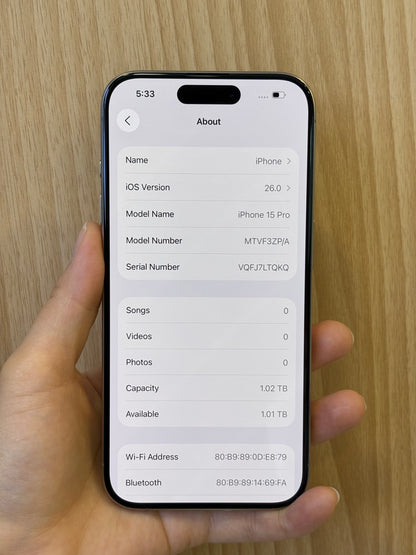 iPhone 15 Pro, 1TB (Grade A) *39879