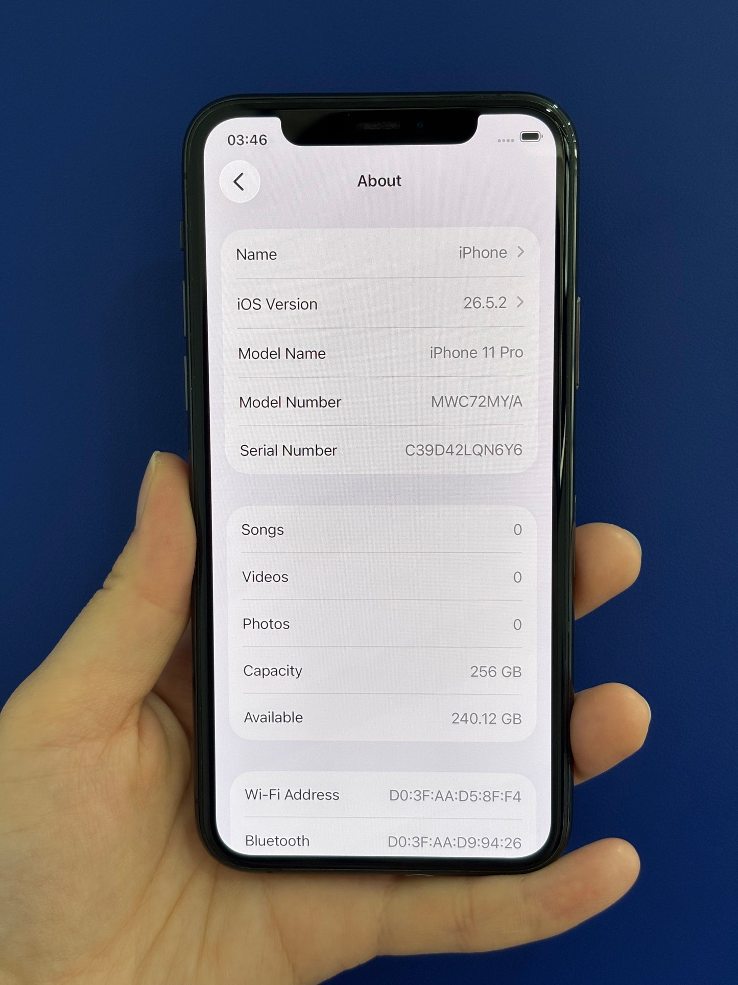 iPhone 11 Pro, 256GB (Grade AB) *52869