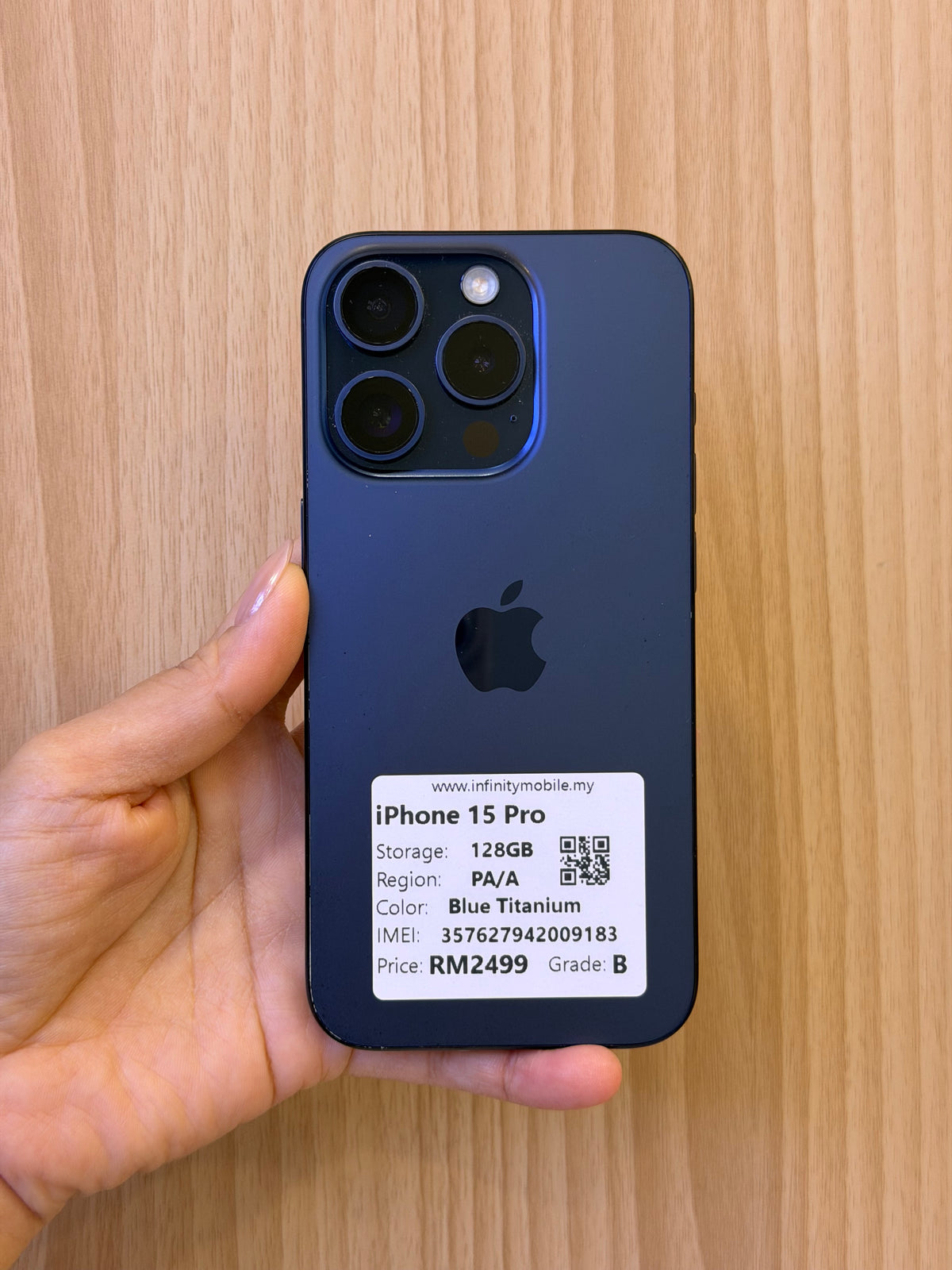 iPhone 15 Pro, 128GB (Grade B) *09183