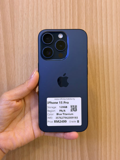 iPhone 15 Pro, 128GB (Grade B) *09183