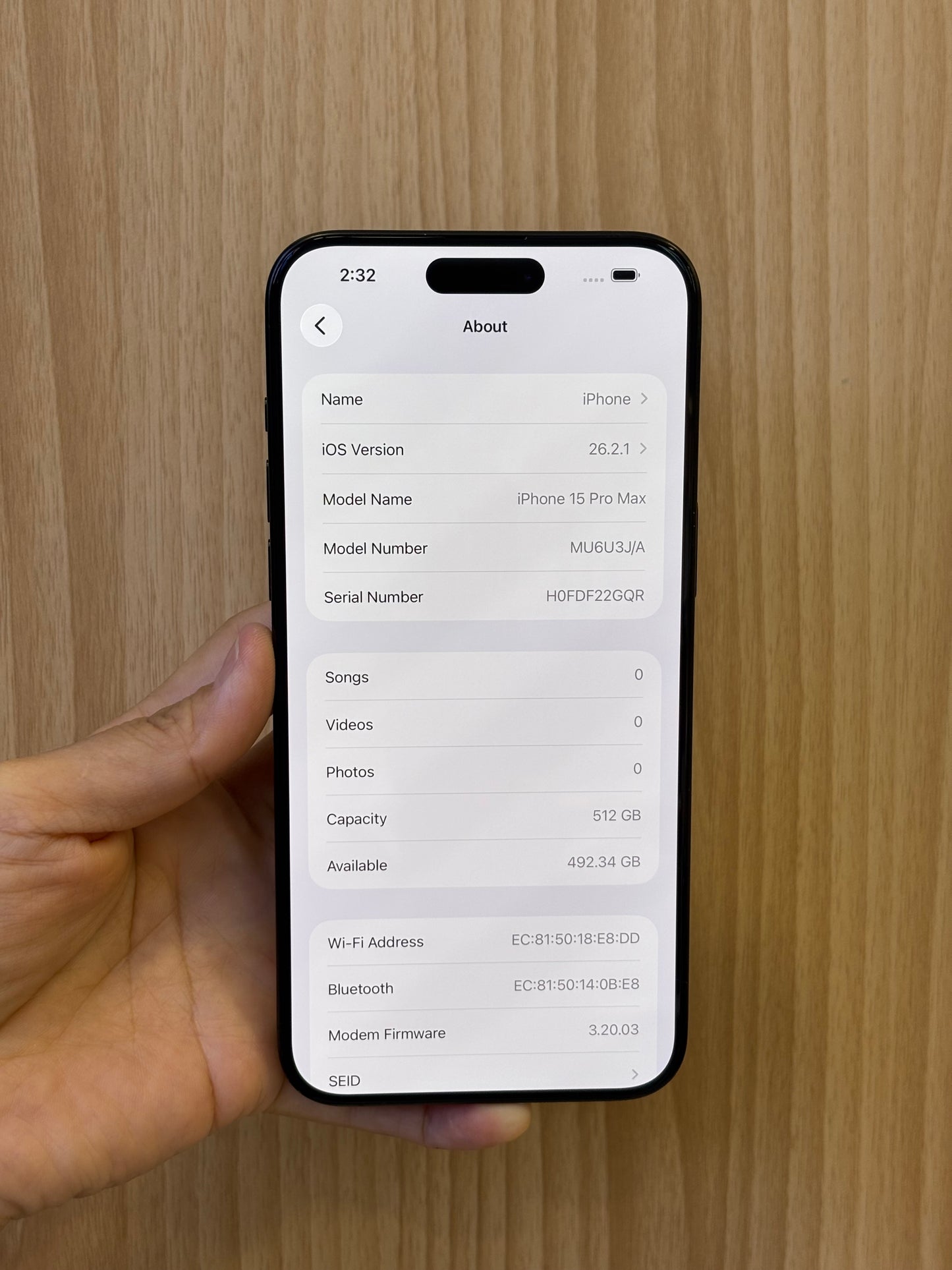 iPhone 15 Pro Max, 512GB (Grade A) *26639