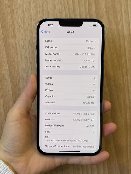 iPhone 13 Pro Max, 512GB (Grade A) *03894