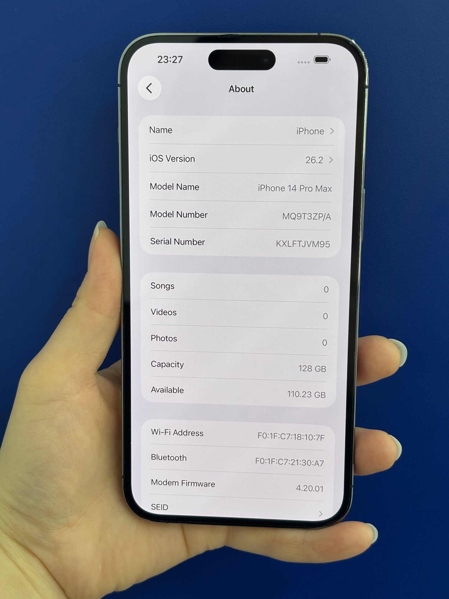 iPhone 14 Pro Max, 128GB (Grade A) *19715