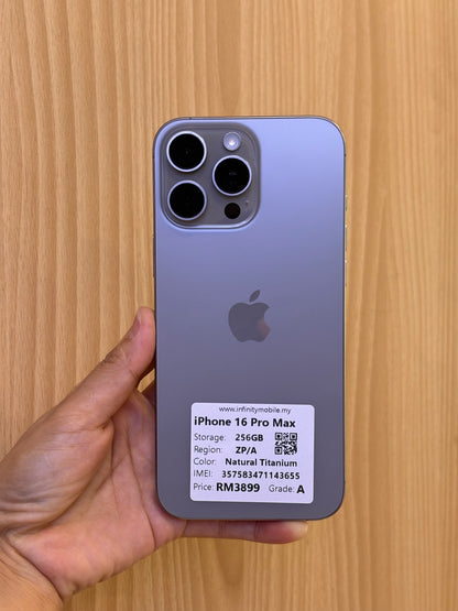 iPhone 16 Pro Max, 256GB (Grade A) *43655