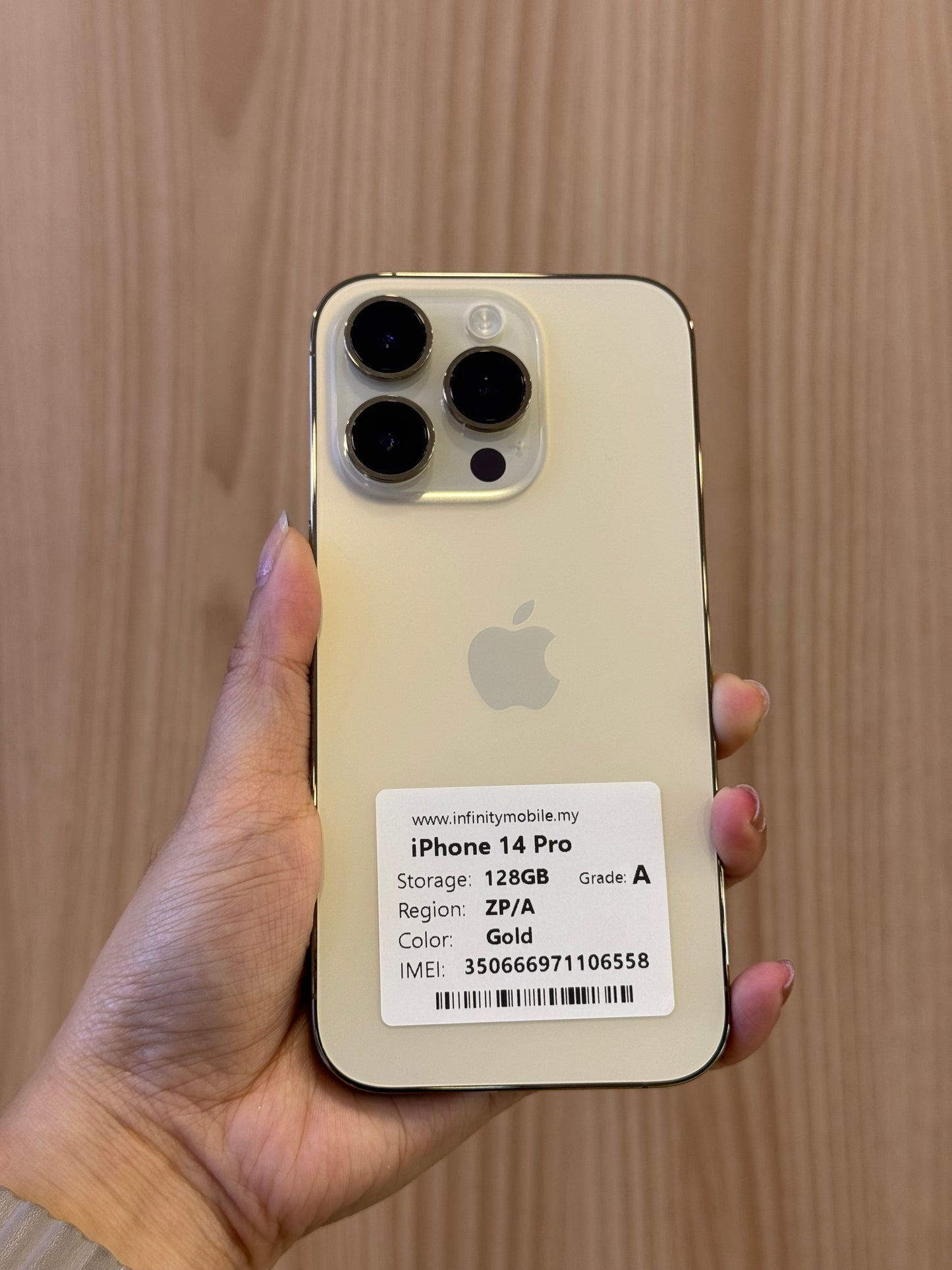 iPhone 14 Pro Gold, 128GB (Grade A) *06558