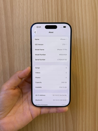 iPhone 17 Pro, 256GB (Grade A) *77395