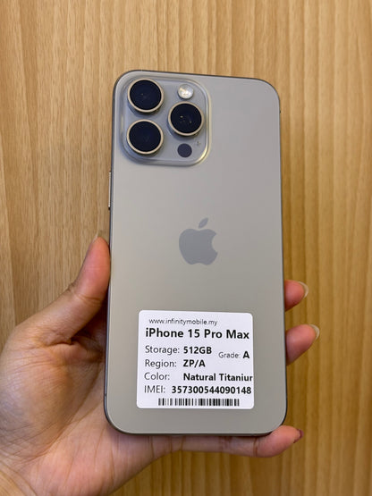 iPhone 15 Pro Max, 512GB (Grade A) *90148