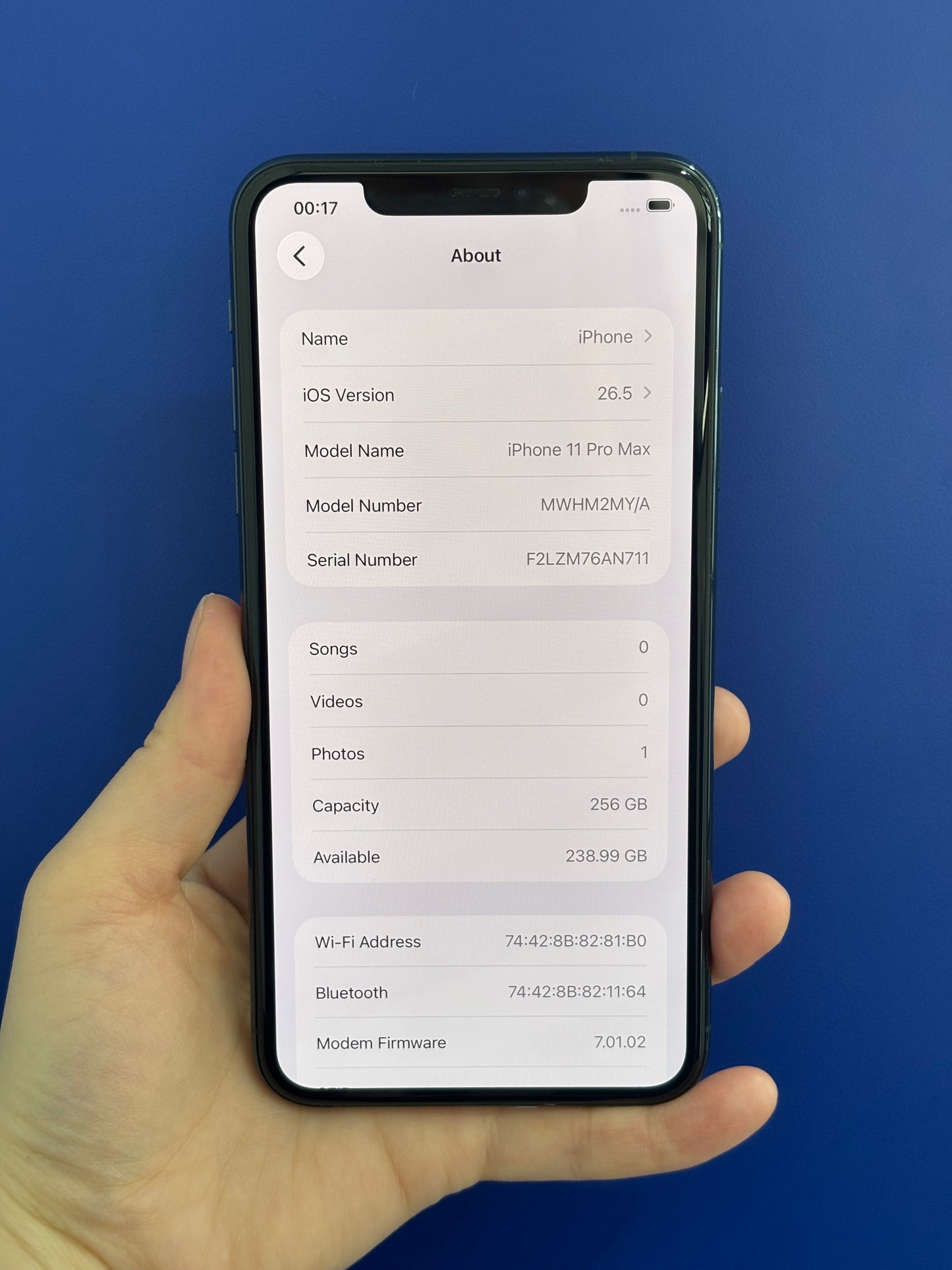 iPhone 11 Pro Max, 256GB (Grade B) *28848