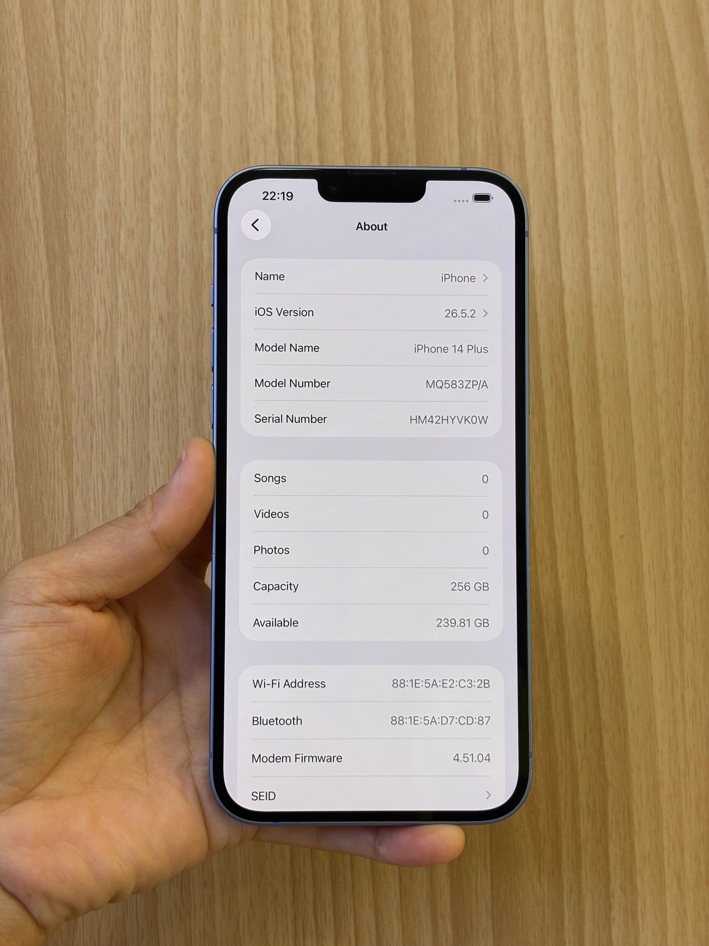 iPhone 14 Plus, 256GB (Grade A) *42960
