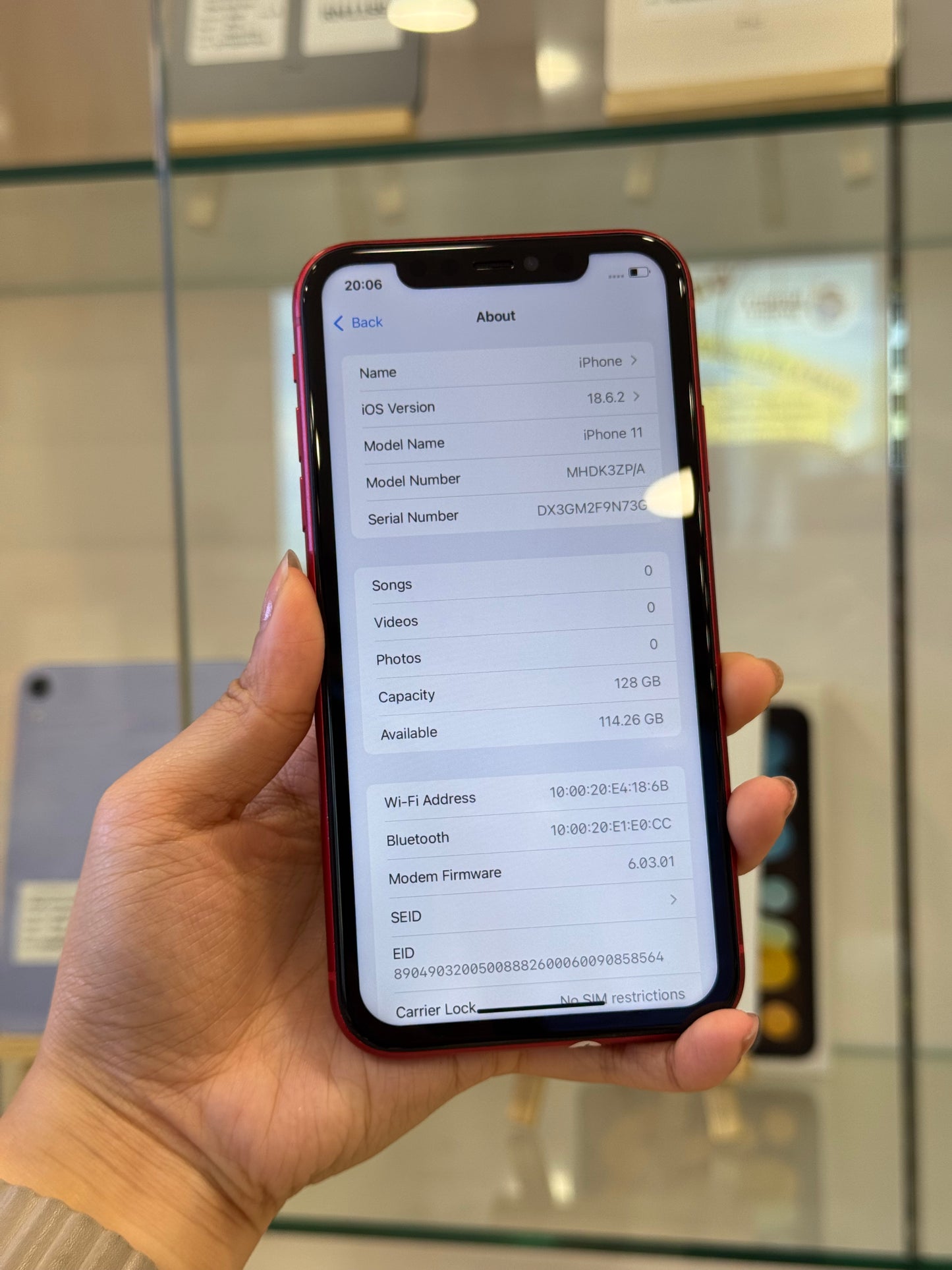 iPhone 11 Red, 128GB (Grade R) *97183