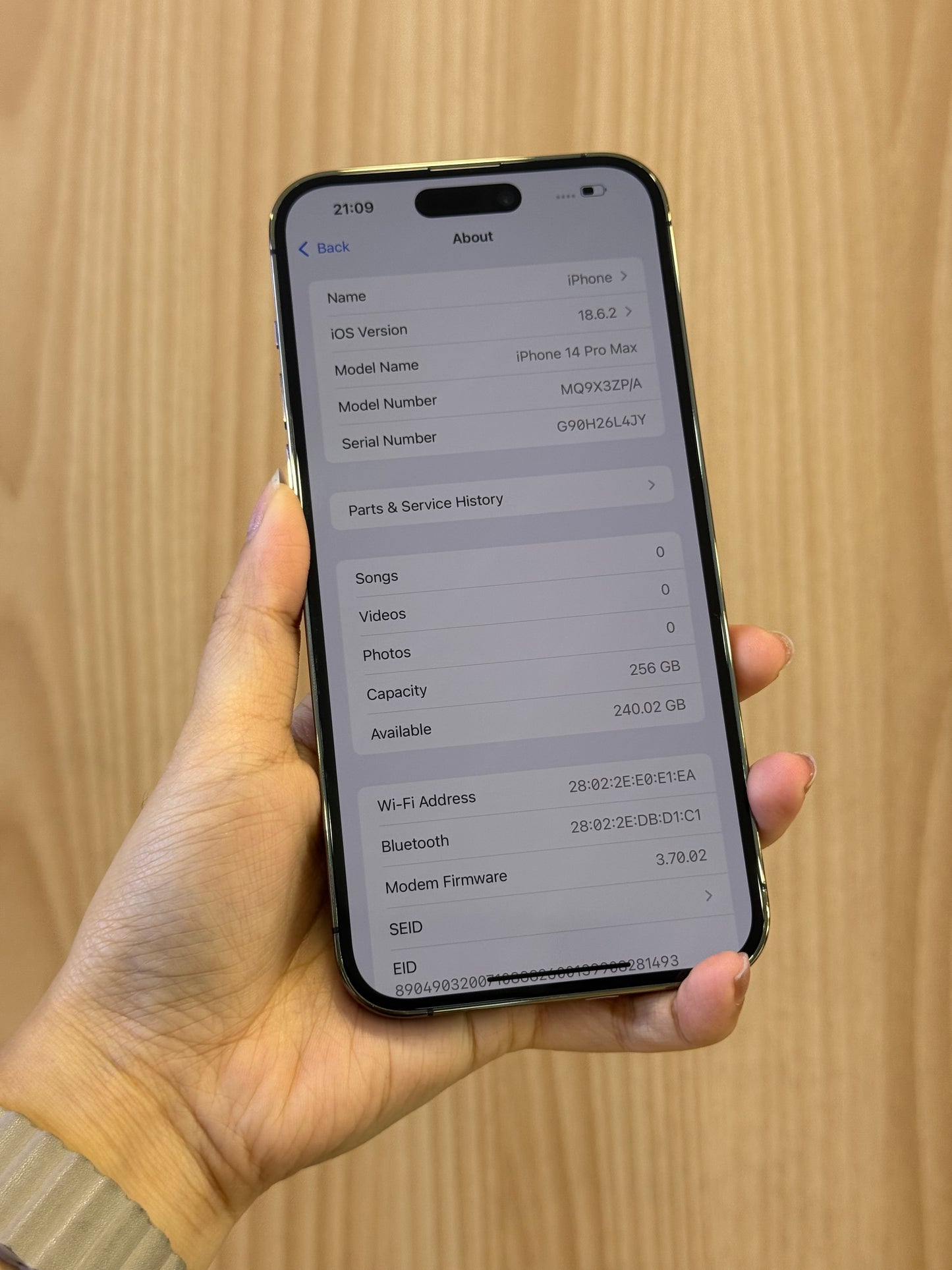 iPhone 14 Pro Max Deep Purple, 256GB (Grade R) *61193