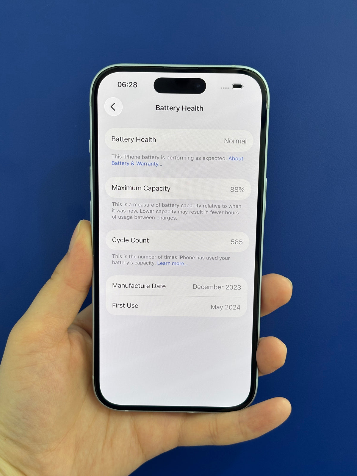 iPhone 15, 256GB (Grade B) *28606