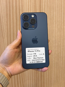 iPhone 15 Pro Blue Titanium, 1TB (Grade A) *17603