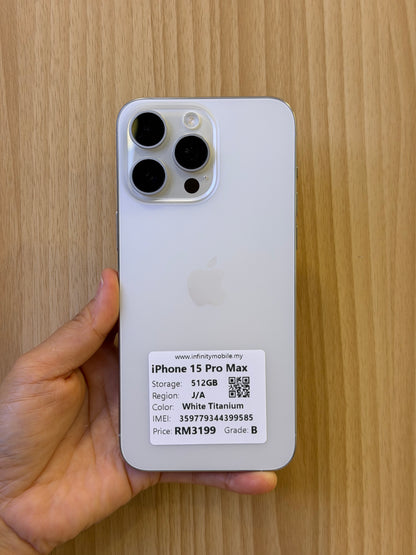 iPhone 15 Pro Max, 512GB (Grade B) *99585