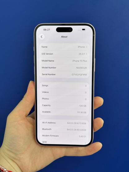 iPhone 15 Plus, 128GB (Grade B) *02605