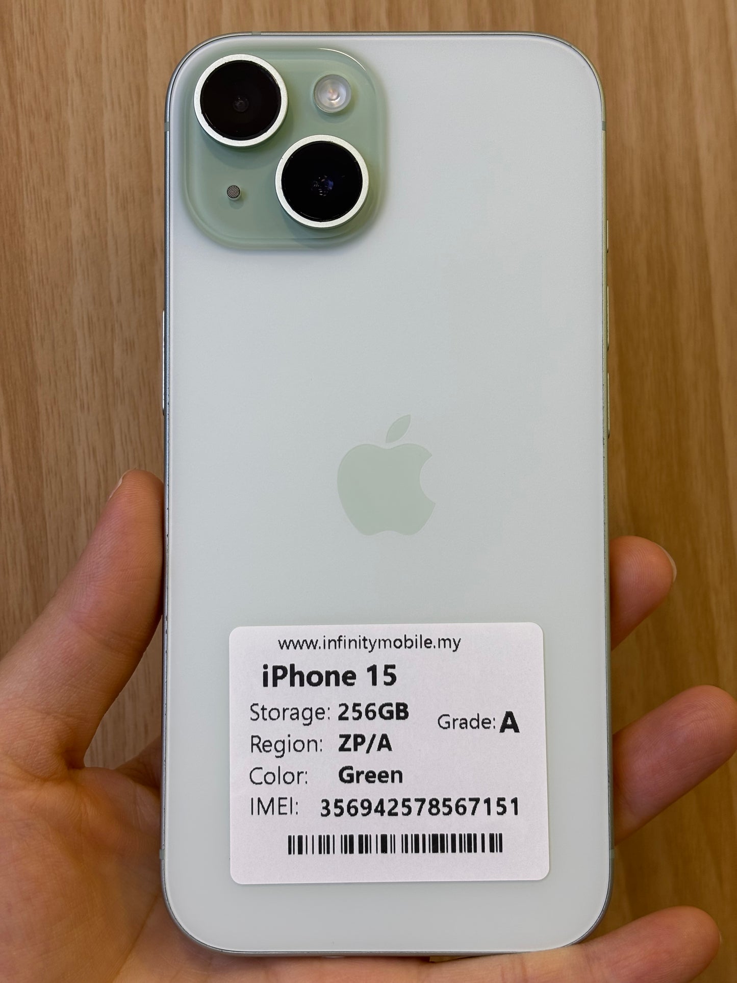iPhone 15, 256GB (Grade A) *67151