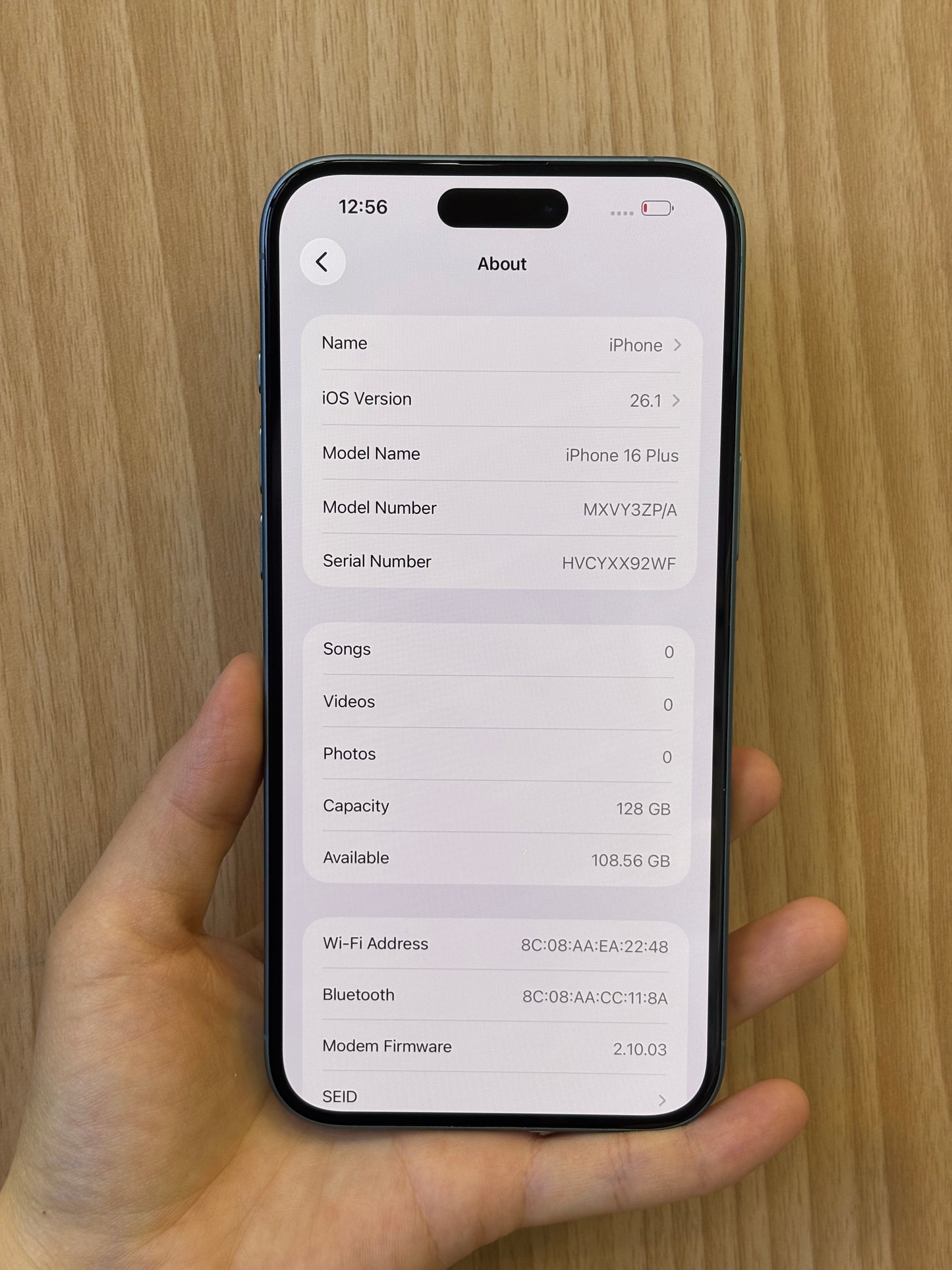 iPhone 16 Plus, 128GB (Grade B) *09912