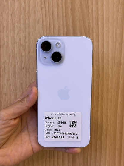 iPhone 15, 256GB (Grade B) *93259