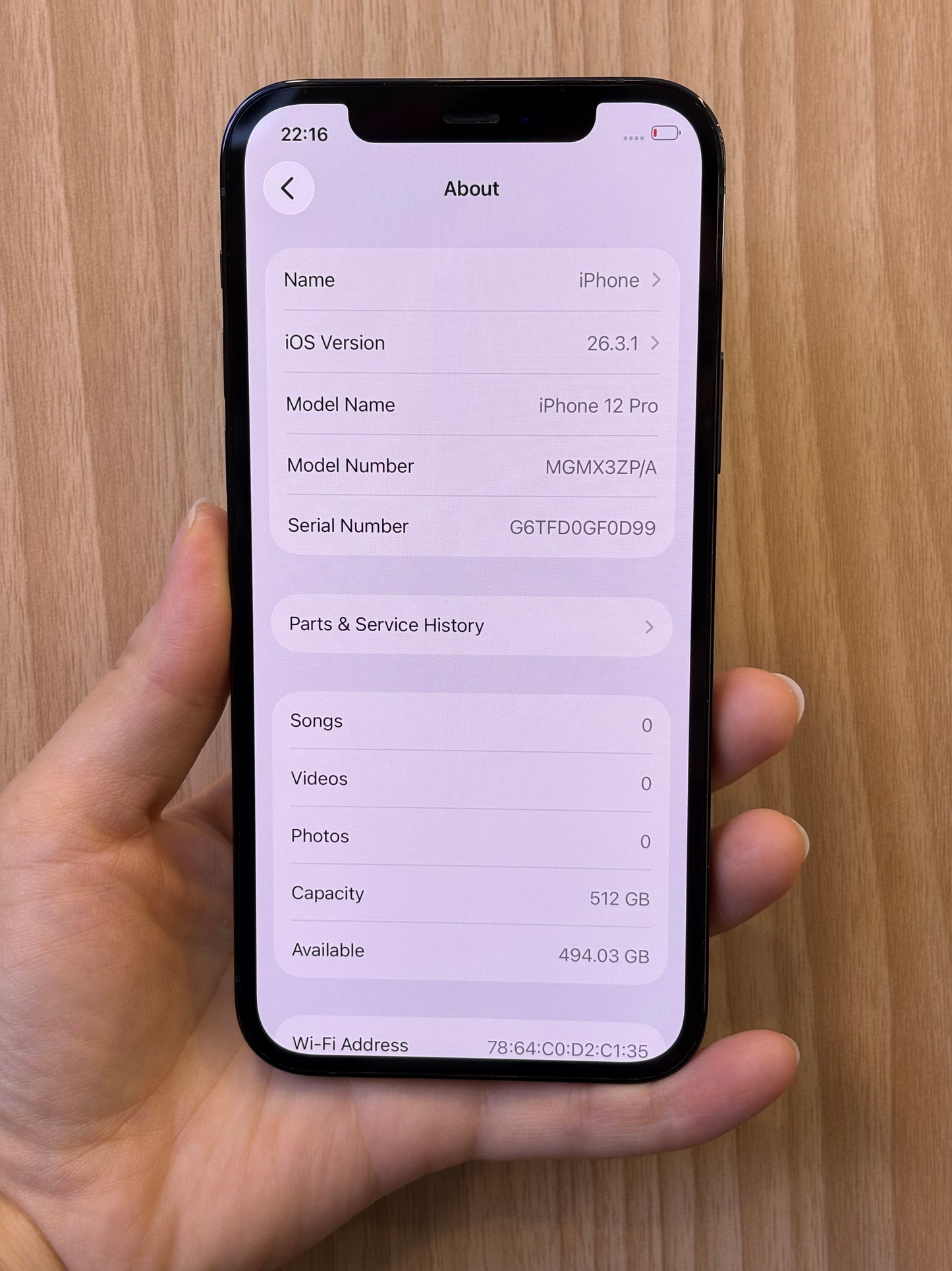 iPhone 12 Pro, 512GB (Grade B) *17947