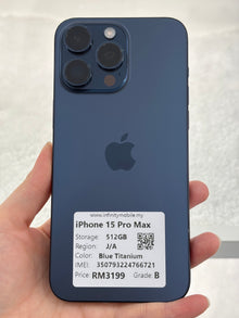 iPhone 15 Pro Max, 512GB (Grade B) *66721