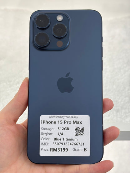 iPhone 15 Pro Max, 512GB (Grade B) *66721