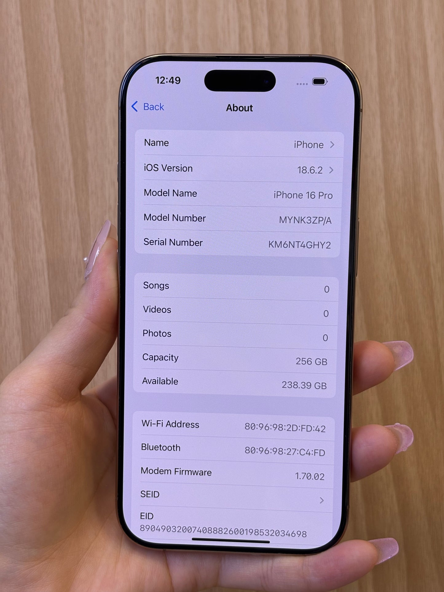 iPhone 16 Pro, 256GB (Grade A) *89150