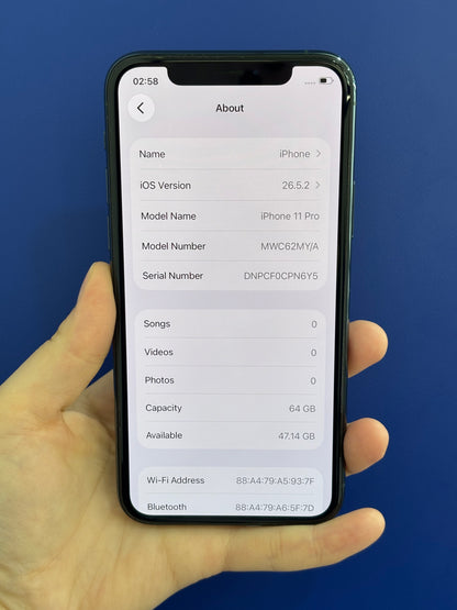 iPhone 11 Pro, 64GB (Grade B) *56900