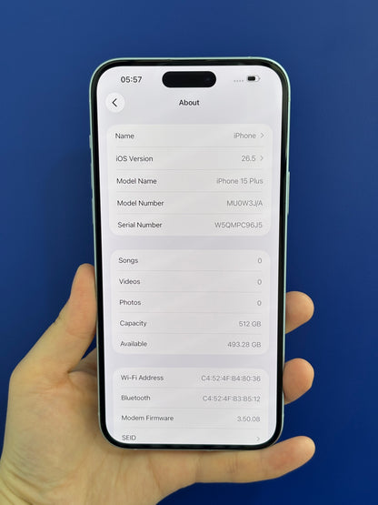 iPhone 15 Plus, 512GB (Grade A) *13909