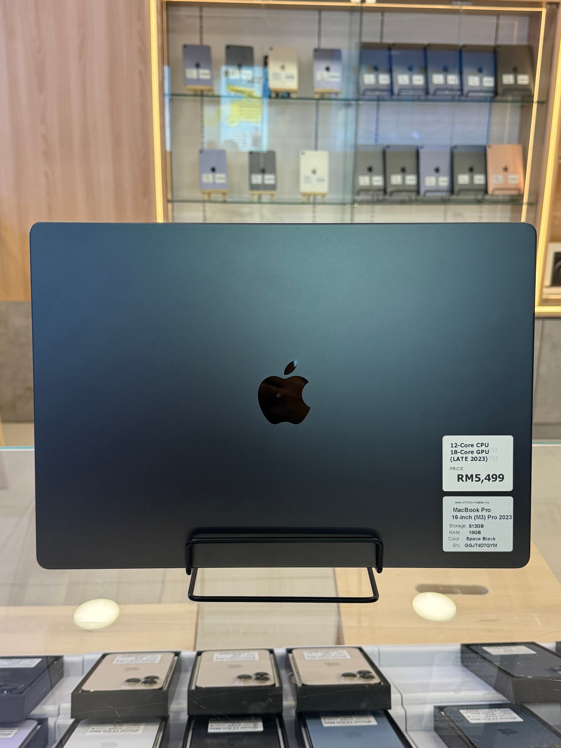 MacBook Pro 16-inch (M3 Pro) 2023, 512GB *D7QYM – Infinity Mobile