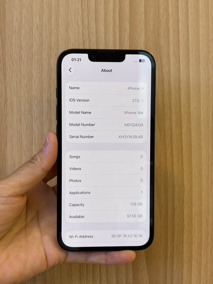 iPhone 16e, 128GB (Grade A) *21639