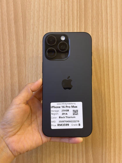 iPhone 16 Pro Max, 256GB (Grade B) *22216