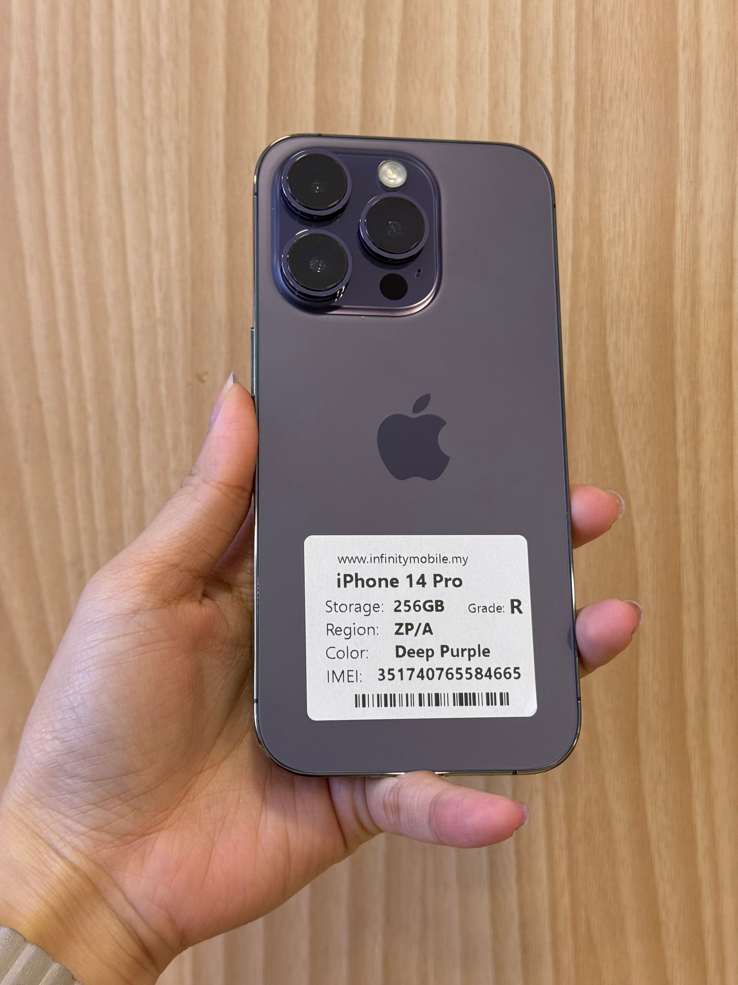 iPhone 14 Pro Deep Purple, 256GB (Grade R) *84665