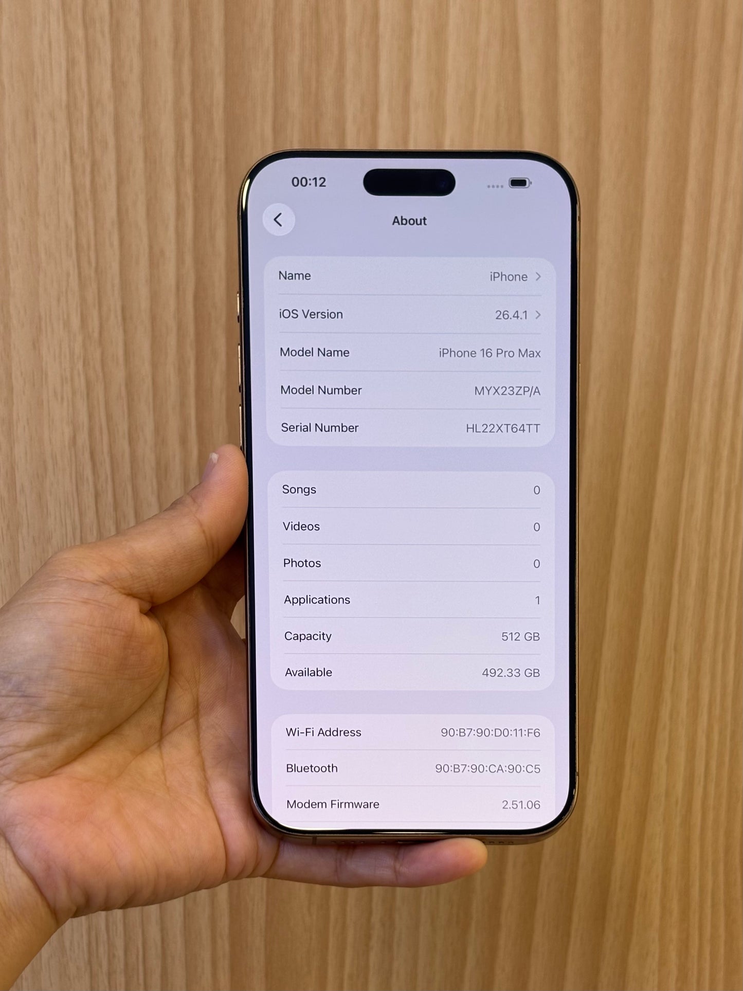 iPhone 16 Pro Max, 512GB (Grade B) *75385