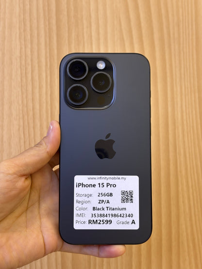 iPhone 15 Pro, 256GB (Garde A) *42340
