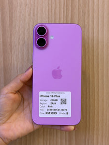 iPhone 16 Plus, 256GB (Grade B) *39074