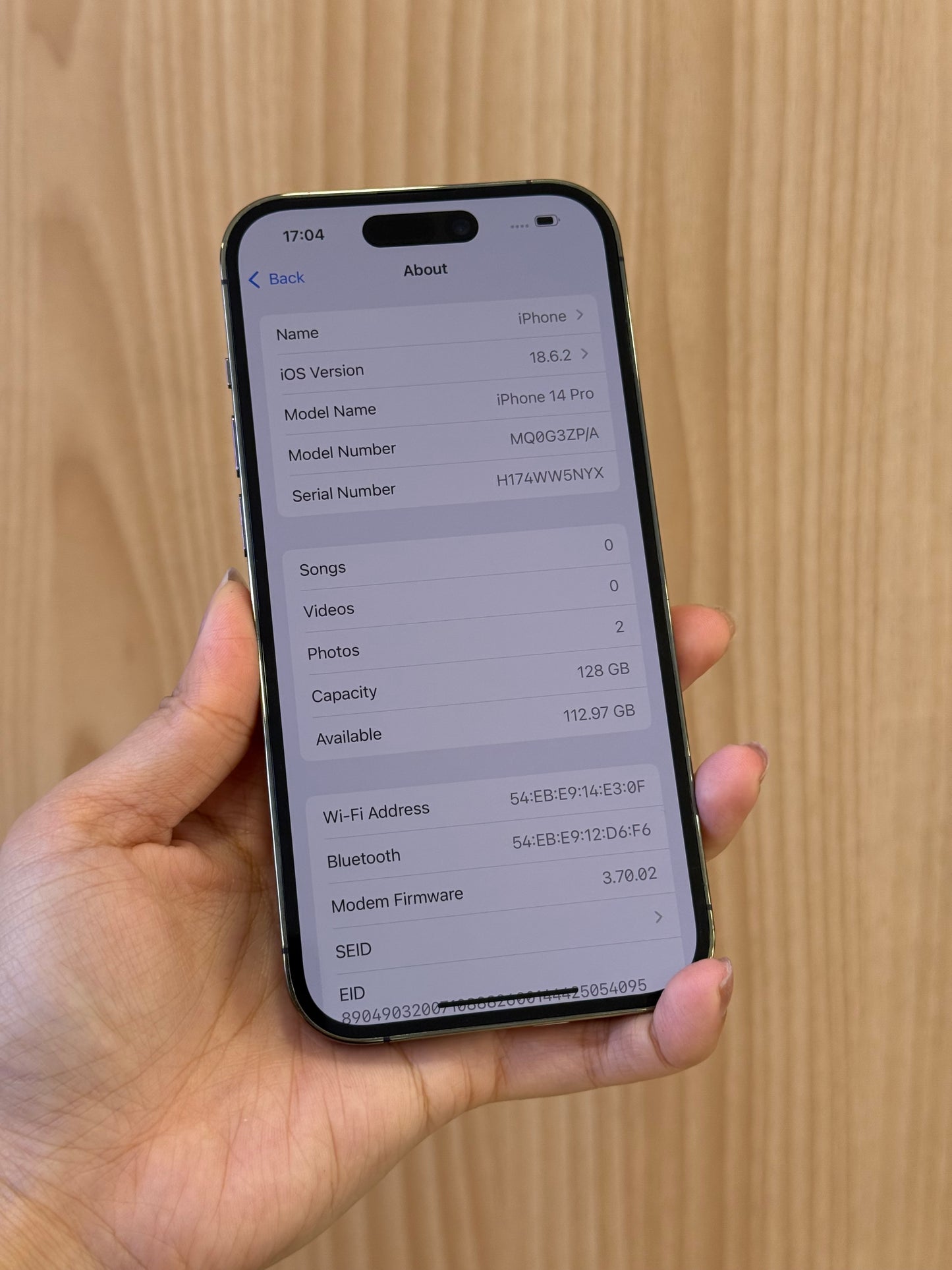 iPhone 14 Pro Deep Purple, 128GB (Grade R) *87823