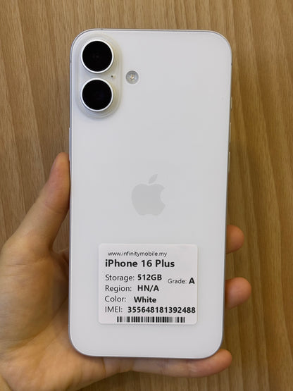 iPhone 16 Plus, 512GB (Grade A) *92488