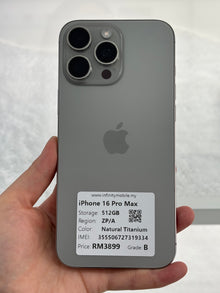 iPhone 16 Pro Max, 512GB (Grade B) *19334